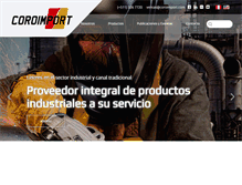 Tablet Screenshot of coroimport.com